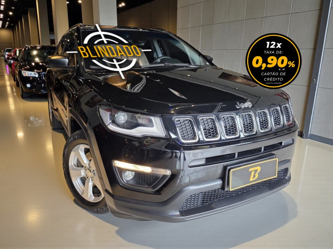 JEEP COMPASS 2.0 16V FLEX SPORT 4X4 AUTOMÁTICO