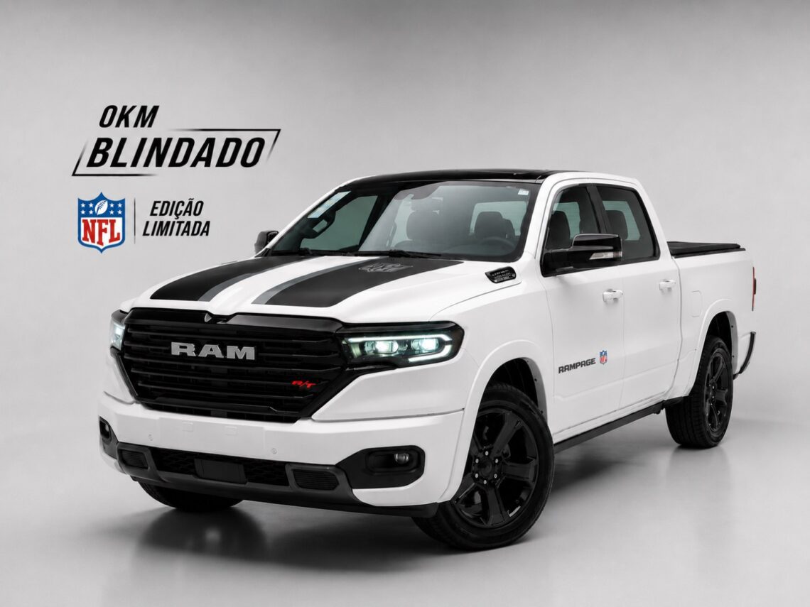 RAM RAMPAGE 2.0 HURRICANE 4 TURBO GASOLINA R/T 4X4 AUTOMÁTICO